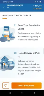 CARS24 android App screenshot 0