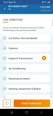 CARS24 android App screenshot 3